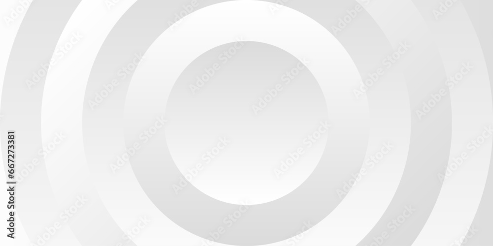 Abstract black and white round background with concentric circles. Vector illustration