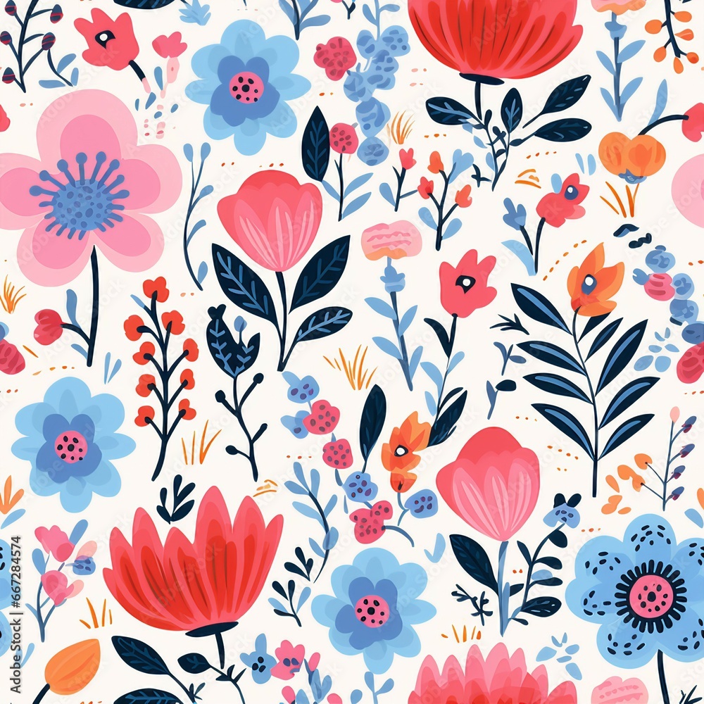Love in Bloom Floral Pattern Love in Bloom Floral Pattern