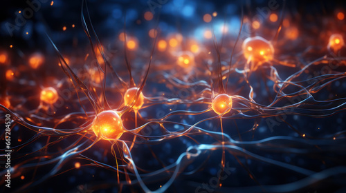 Illuminating Synapses: Neural Connections in Action. Generative AI
