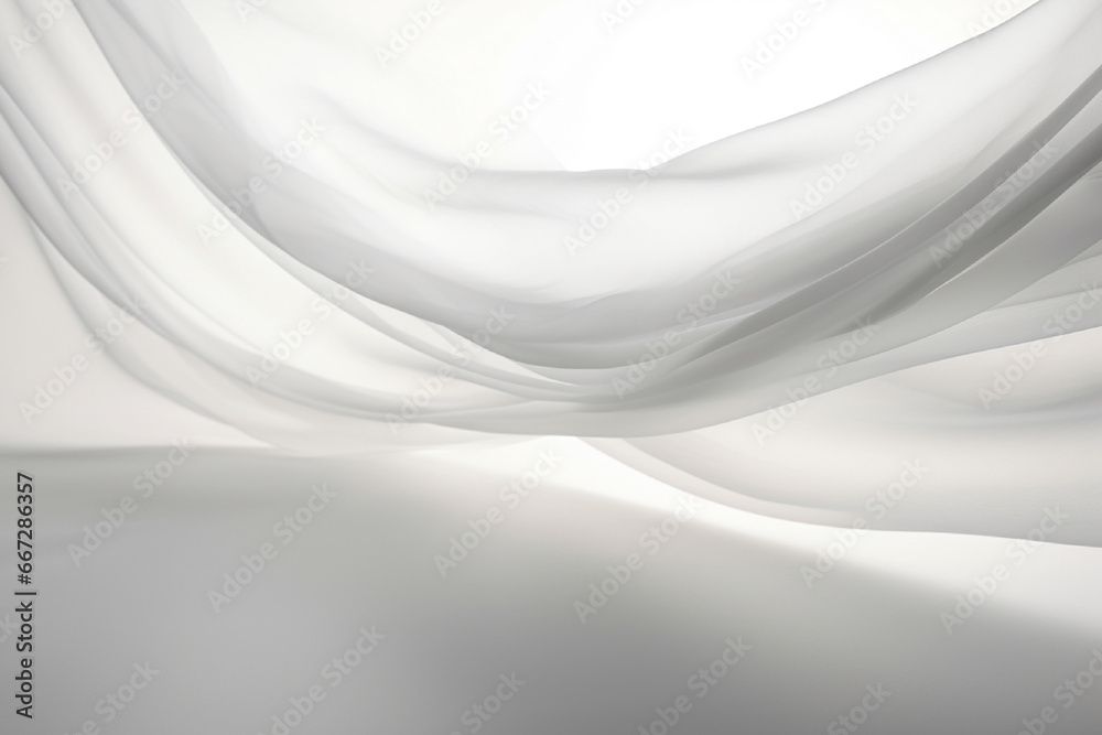 White silk fabric background White silk fabric background