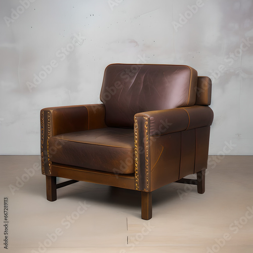 armchair in a room