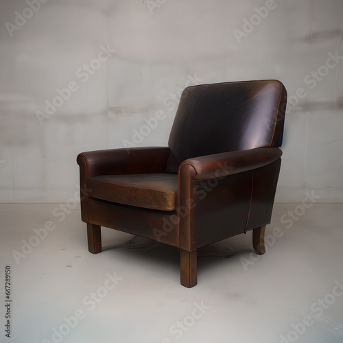leather armchair