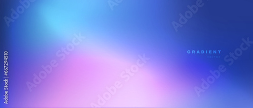 Abstract Blurred Colorful Background. Multicolored gradient mesh with blue, purple and pink shade. Vector cover template for banner, poster, flyer