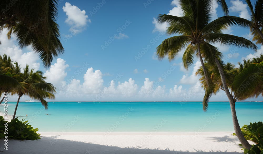 Obraz premium Miami Generated AI - Wallpaper