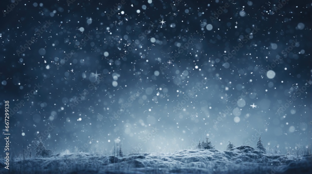 Winter, snowfall snow, cool season, snowy, beauty , white blanket of flakes, falling snowflakes, pleasant cold, copypace background text - obrazy, fototapety, plakaty 