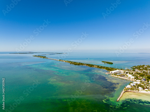 Aerial photo Florida Keys circa 2023