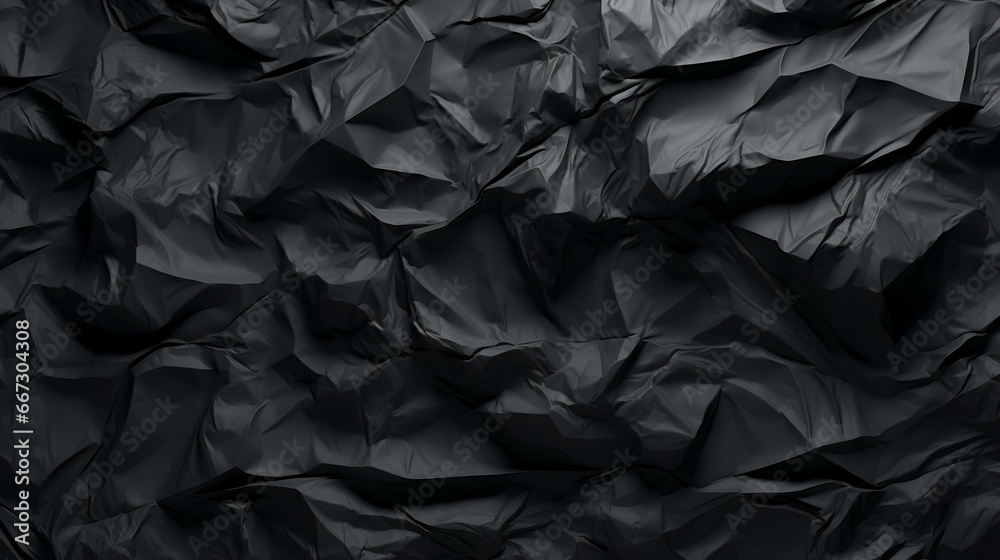 Crumpled Black Paper Texture Background Crumpled Black Paper Texture Background