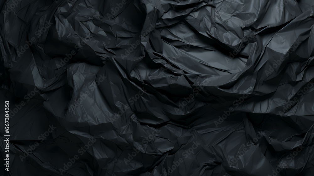 Crumpled Black Paper Texture Background Crumpled Black Paper Texture Background