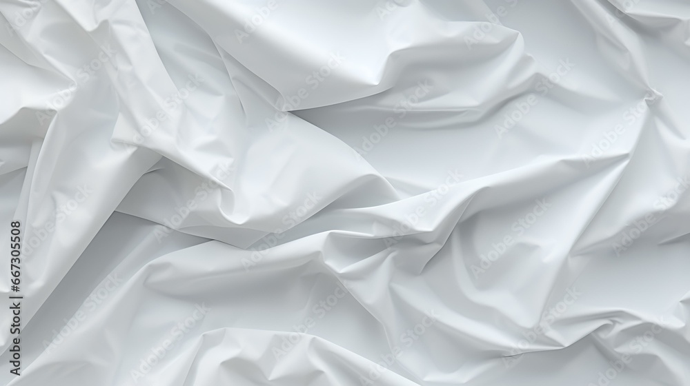 Fototapeta premium crumpled white paper background wrinkled background wallpaper high resolution