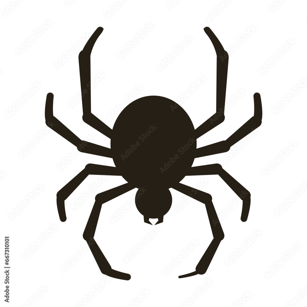 Isolated cute spider Halloween season Vector Isolated cute spider Halloween season Vector