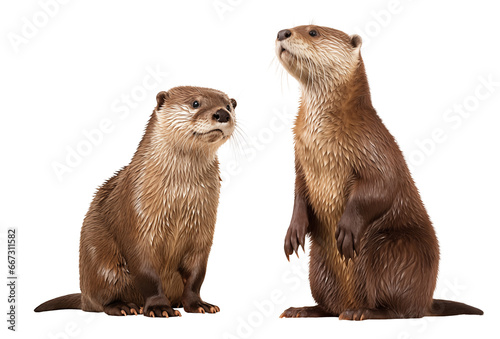 River otters © FP Creative Stock