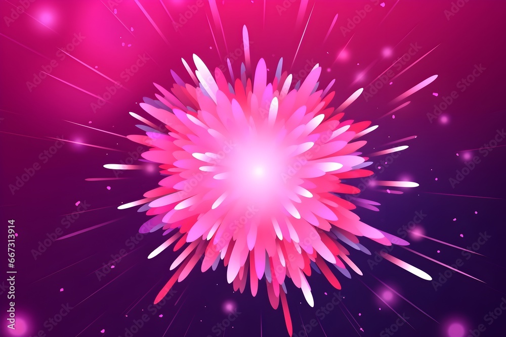 Pink cartoon comics explosion Pink cartoon comics explosion