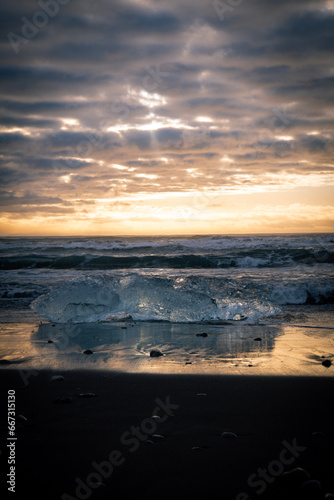 Diamond beach in Iceland