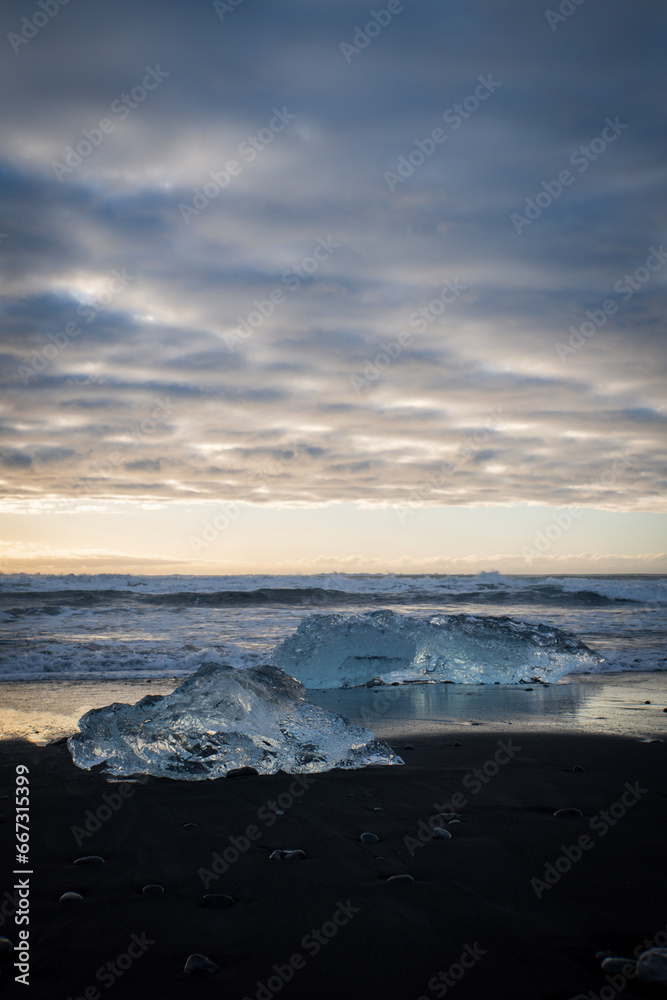 Diamond beach in Iceland