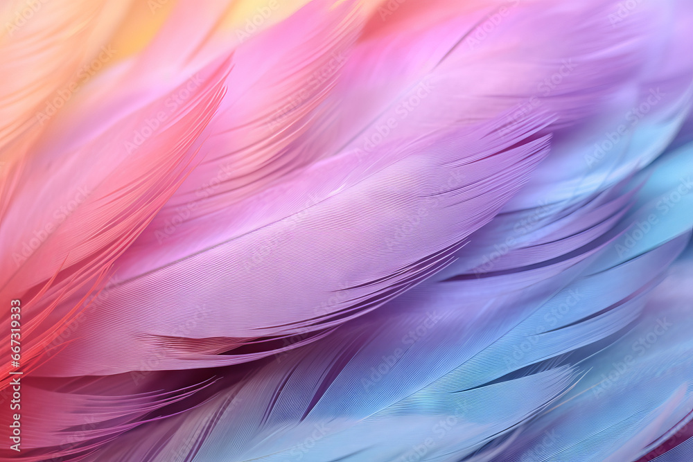 A gentle feather texture background