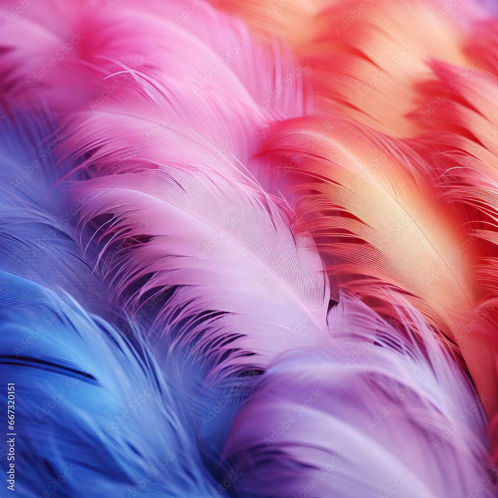 Fototapeta premium A gentle feather texture background