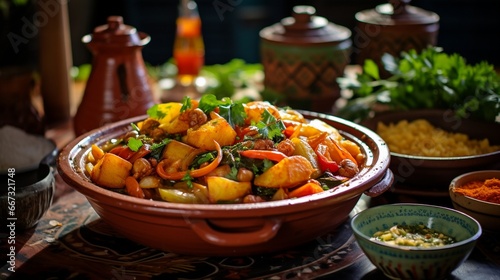 delicious_Moroccan_tagine. ai generated