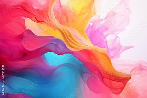 Colorful  mesmerizing abstract design. Generative AI