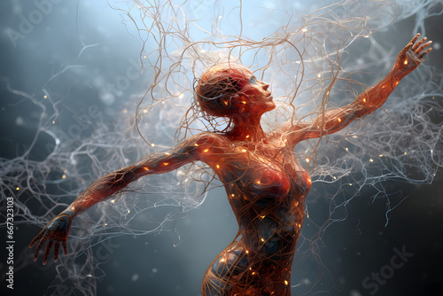 Neurons Ignited: The Dance of Machine Learning photo