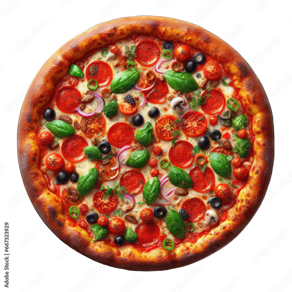 Authentic Neapolitan Pizza Slice, GENERATIVE AI Authentic Neapolitan Pizza Slice, GENERATIVE AI