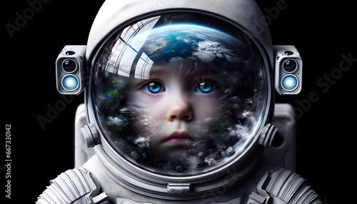 Enfant spationaute