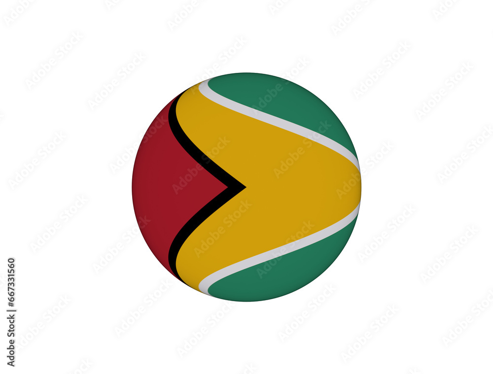 Fototapeta premium Guyana Flag
