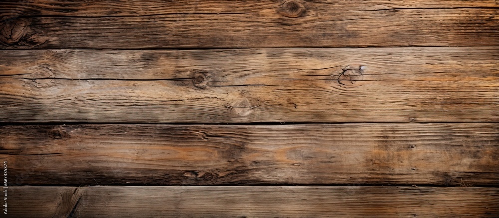 Fototapeta premium Retro background with aged wood