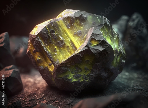 Chrysoberyl crystal background stone Close up Multicolored gemstone