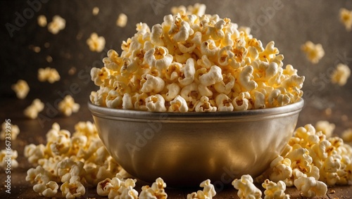 Popcorn in a bowl