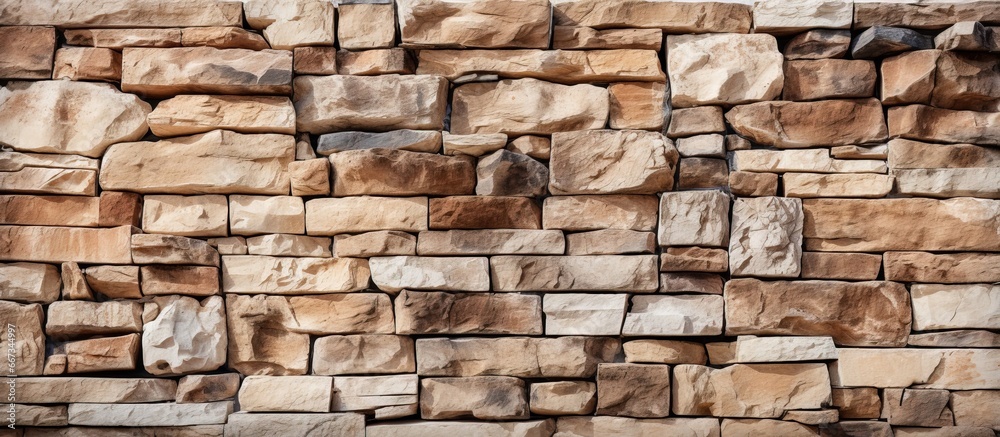 Obraz premium Material used to construct stone walls