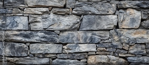 Stone wall section as backdrop or surface