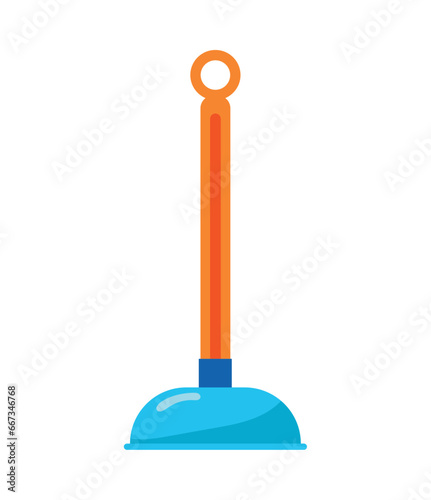 rubber plunger illustration
