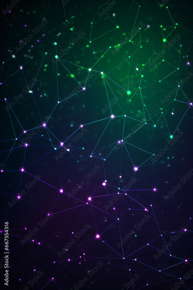 Abstract technology background. Network connection structure with dots and lines Abstract technology background. Network connection structure with dots and lines