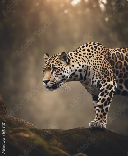 jaguar wallpaper, mist, realistic, wimmelbilder, ivory, dynamic pose