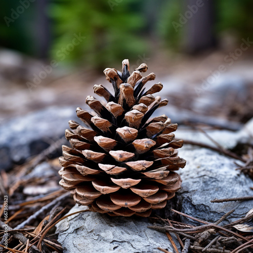Pine cone, decoration for Christmas and Christmas tree, on holiday days