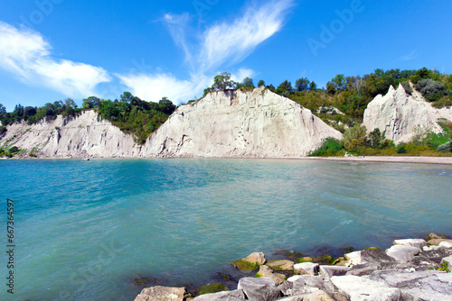 Sticker Scarborough Bluffs in Toronto Ontario Canada