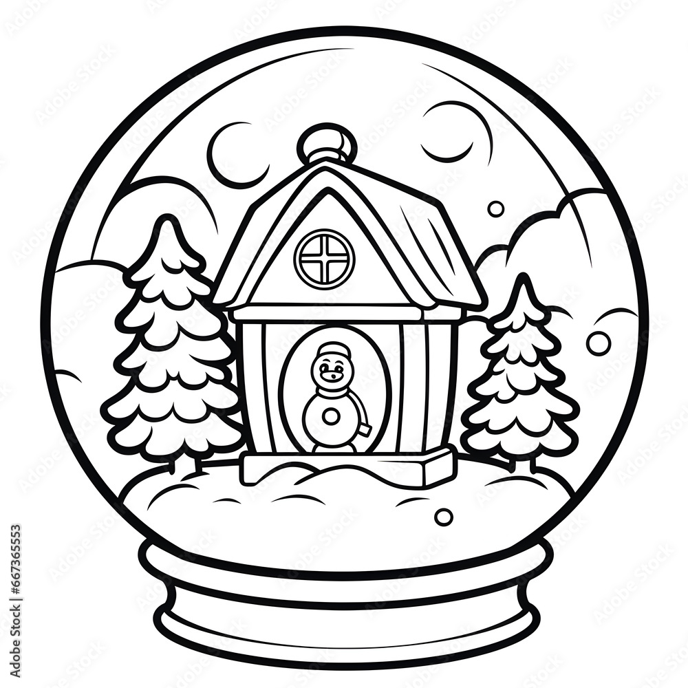 house in the snow, horse, illustration, Ai generated house in the snow, horse, illustration, Ai generated