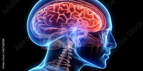 human brain anatomy Generative Ai