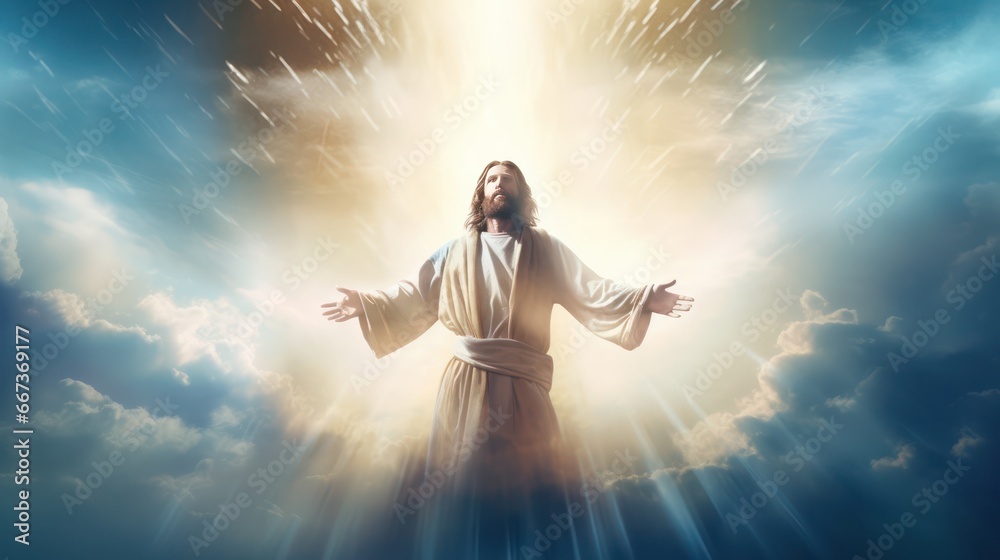 illustration of Jesus ascension