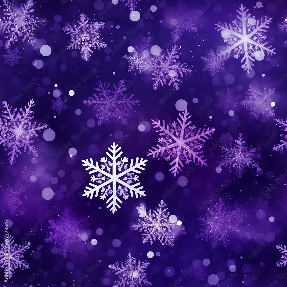 snowflakes, bokeh, pattern, purple background, repeatable seamless pattern snowflakes, bokeh, pattern, purple background, repeatable seamless pattern