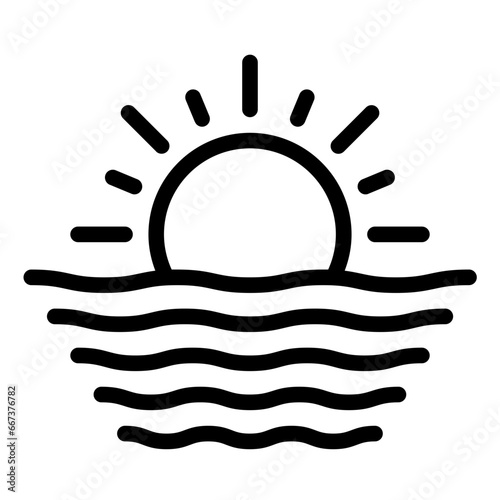 Sunset icon