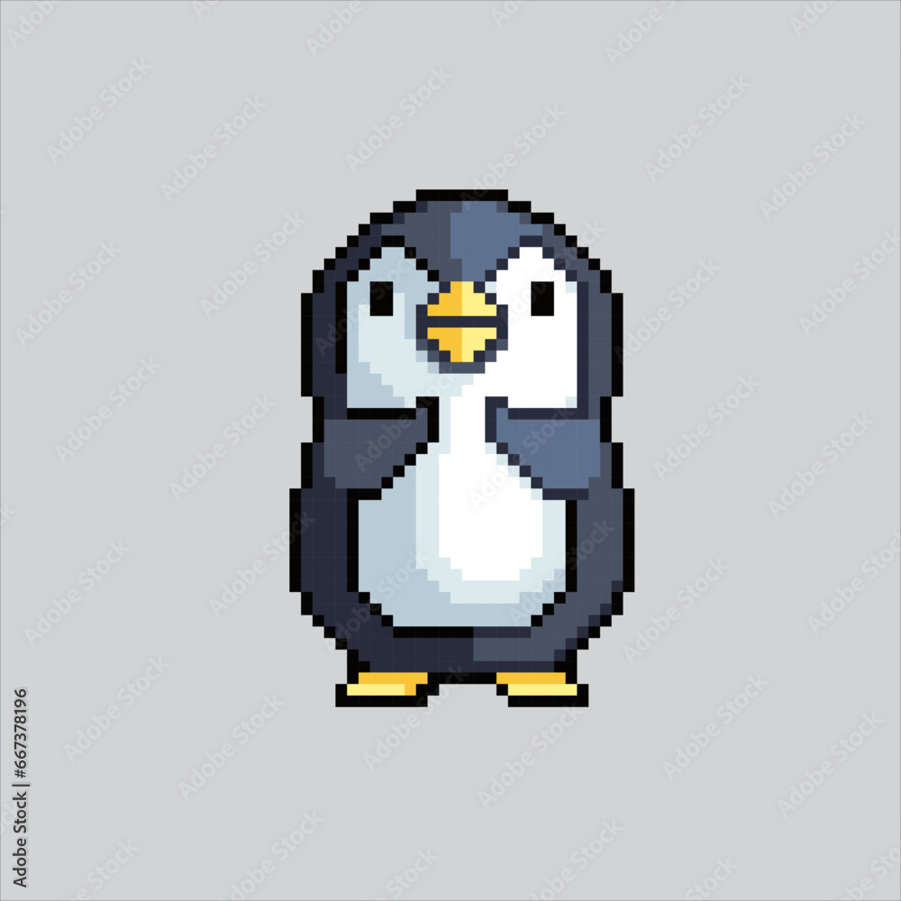 Pixel art illustration penguin. Pixelated cute penguin. cute penguin pixelated for the pixel art game and icon for website and video game. old school retro. Pixel art illustration penguin. Pixelated cute penguin. cute penguin pixelated for the pixel art game and icon for website and video game. old school retro.