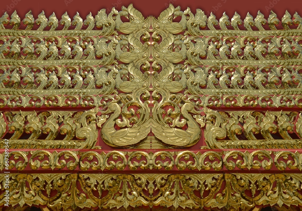 Fototapeta premium gold pattern art texture background