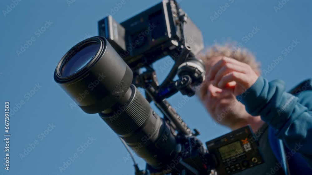 Recording Filmmaker From A Low Perspective Recording Filmmaker From A Low Perspective