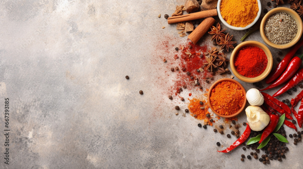 spices and herbs HD 8K wallpaper Stock Photographic Image 