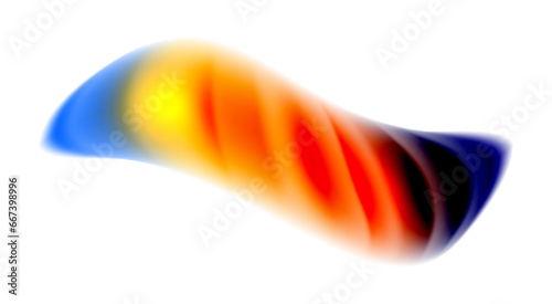 Color mixing liquid rainbow shape background