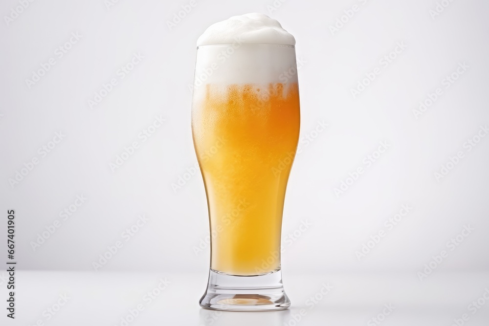 Beer glass, template, alcoholic beverage mockup on white background. Suitable for pub or bar menu design. Beer glass, template, alcoholic beverage mockup on white background. Suitable for pub or bar menu design.
