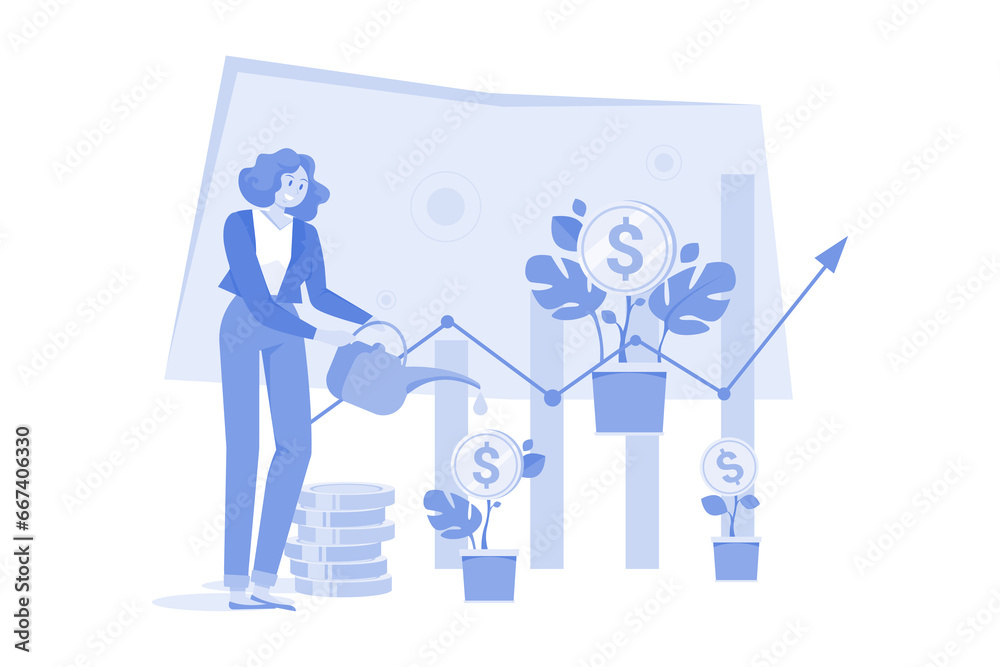 Girl With An Investment Loan