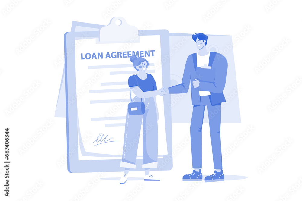 Man With The Loan Agreement Man With The Loan Agreement