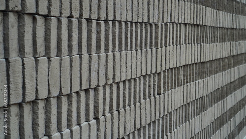 dry brick in arrangement photo